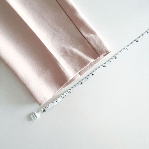 Oak + Fort Women's Trouser Pants Straight Leg Flat Front Light Pink Size 4 - Picture 7 of 10